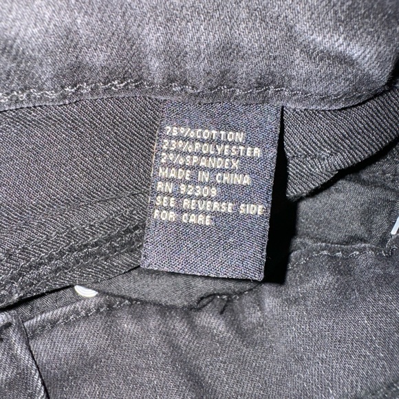 DG2 Diane Gilman Black Stretch Jeans with Colorful Stitching down sides Size 4 - Picture 11 of 16